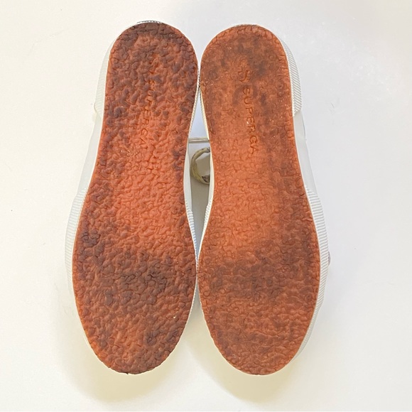 SUPERGA LOVESHACKFANCY 2750 blue yellow white floral print lace up sneaker shoe - Picture 9 of 11